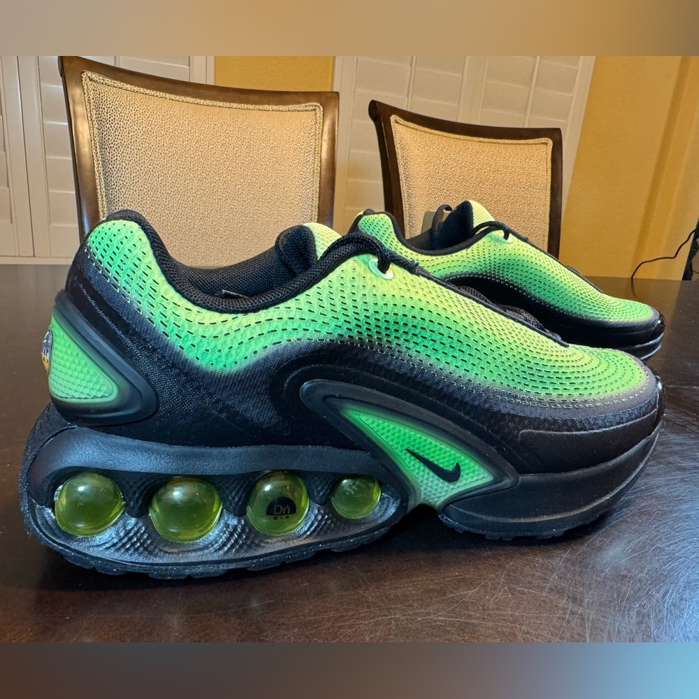 New Nike Air Max DN Green Black Sneaker Shoes - Picture 4 of 15